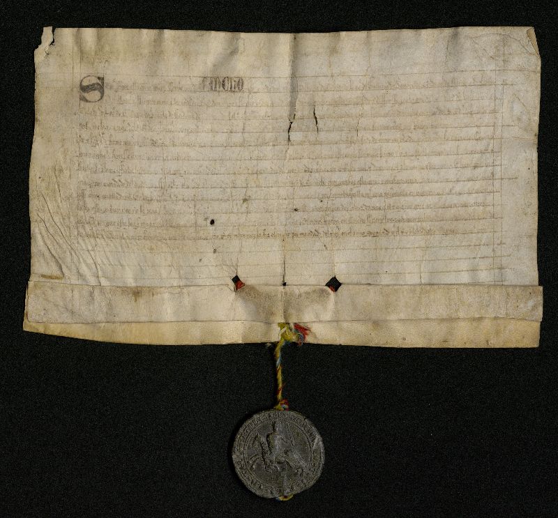 Carta plomada de Sancho IV confirmando privilegios de Alfonso X