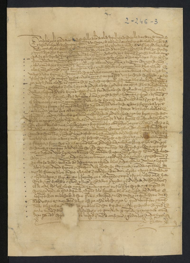 Provisin de Juan II ganada por los procuradores del Reino para que no se aumenten los oficios de alcaldes, regidores, escribanos, de acuerdo con lo aprobado en las Cortes celebradas en Zamora y Valladolid en 1432 y 1442, respectivamente