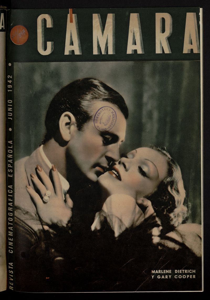 Cmara: revista cinematogrfica espaola de junio de 1942