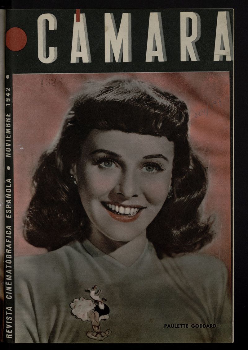 Cmara: revista cinematogrfica espaola de noviembre de 1942