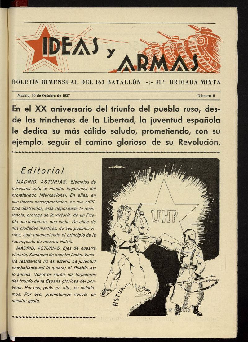 Ideas y Armas del 10 de octubre de 1937