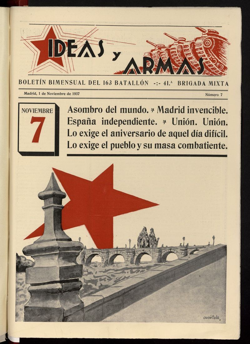 Ideas y Armas del 1 de noviembre de 1937