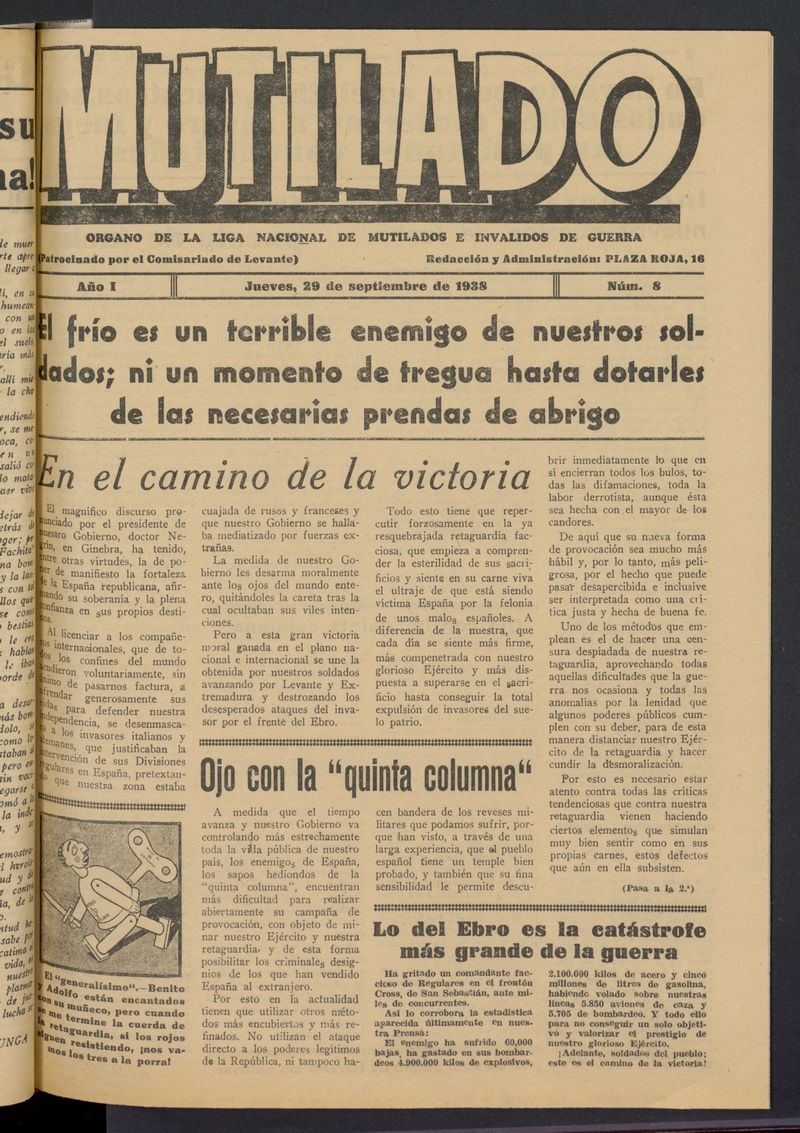 Mutilado del 29 de septiembre de 1938