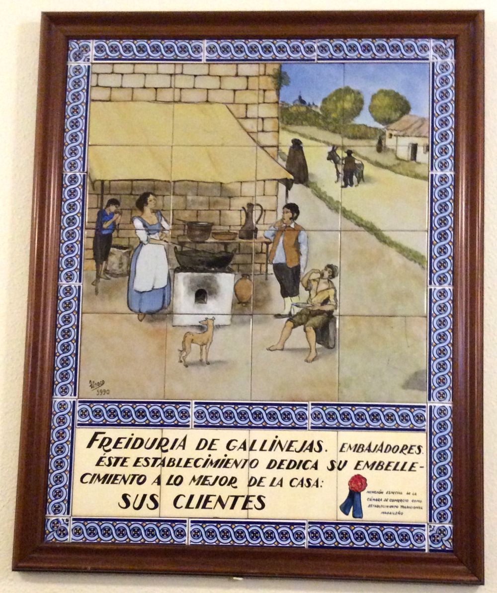 Azulejos de la  Freidura de Gallinejas Embajadores