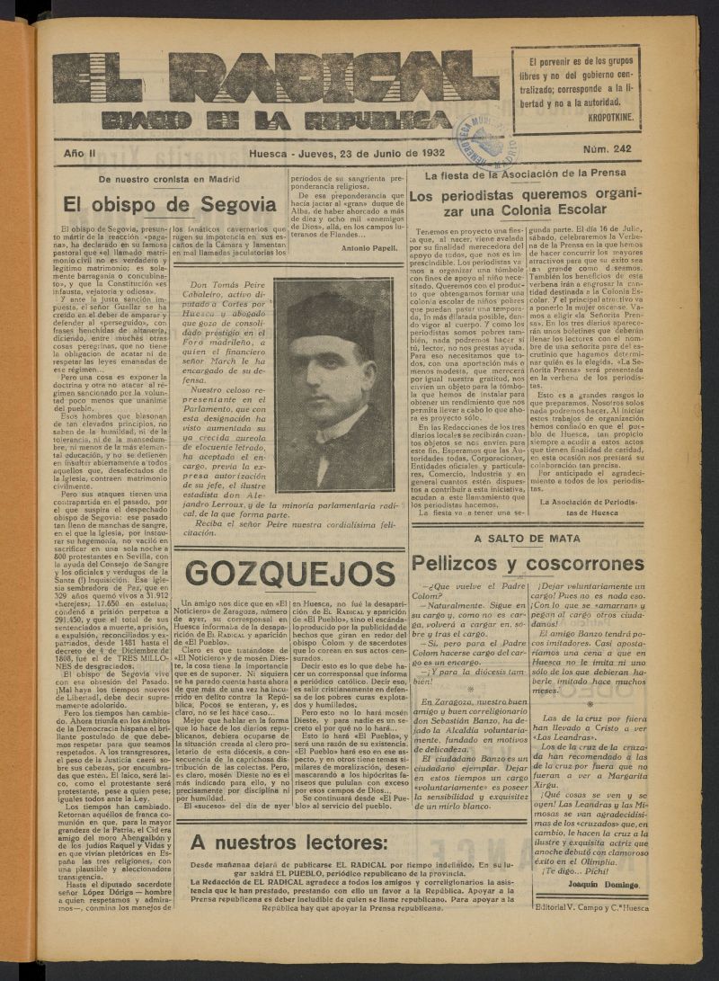 El Radical (Huesca. 1931)