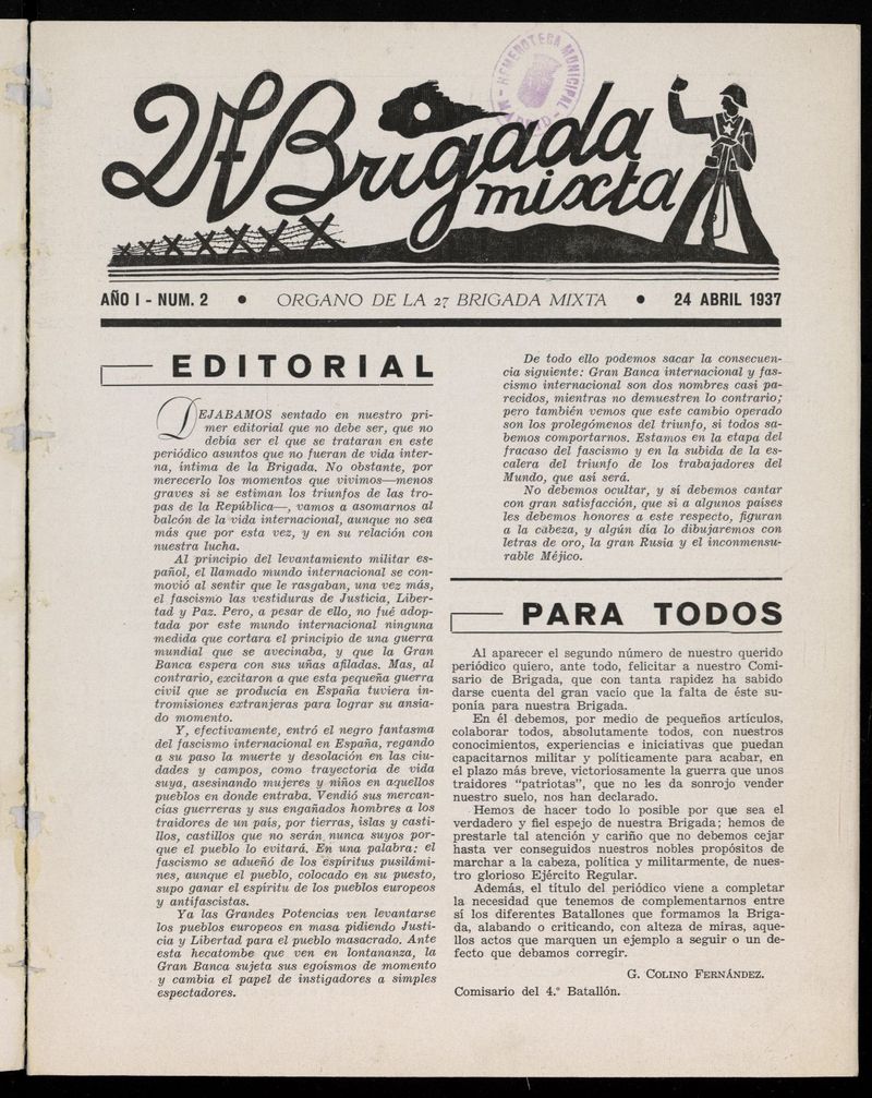 27 Brigada Mixta del 24 de abril de 1937