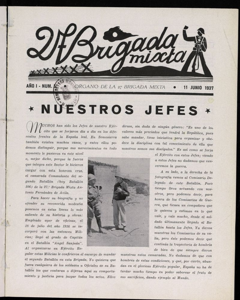 27 Brigada Mixta del 11 de junio de 1937