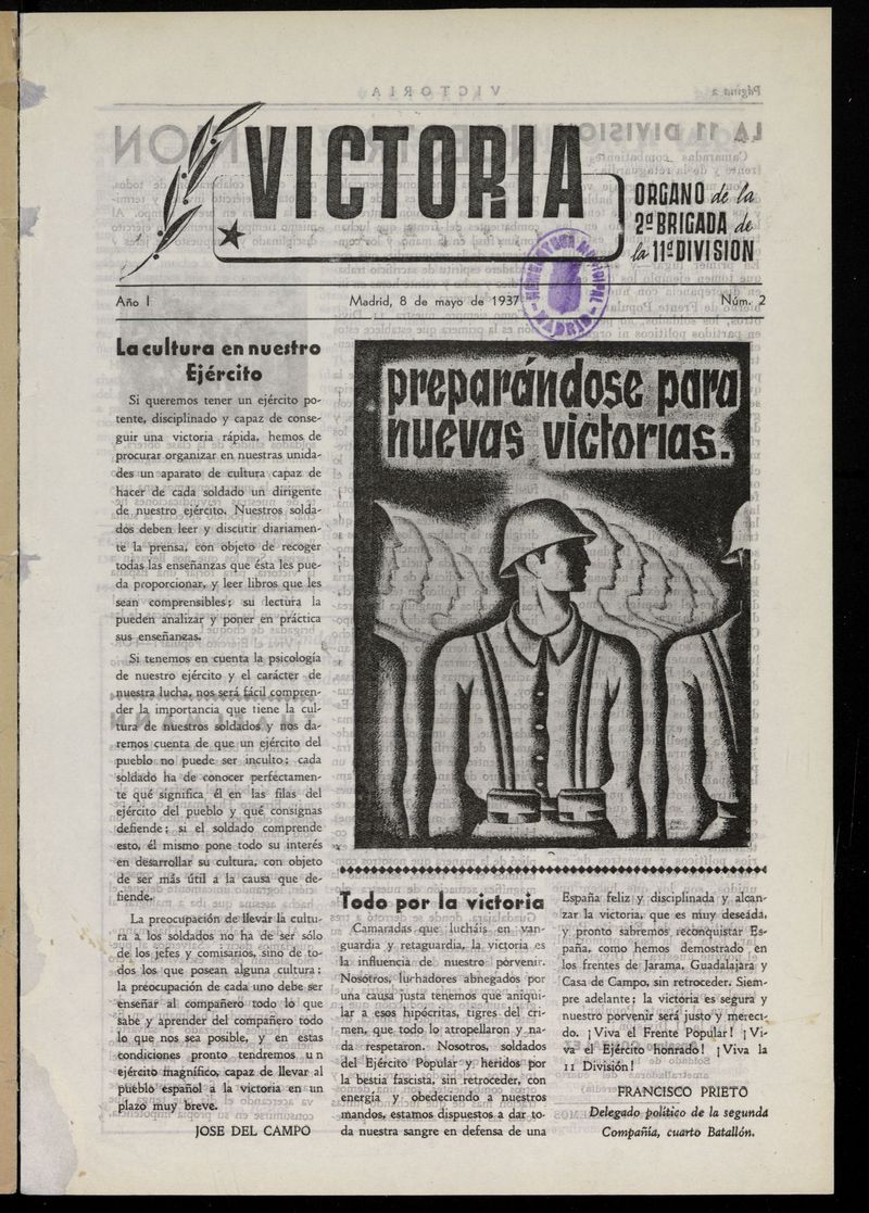 Victoria (Madrid, 1937) del 8 de mayo de 1937
