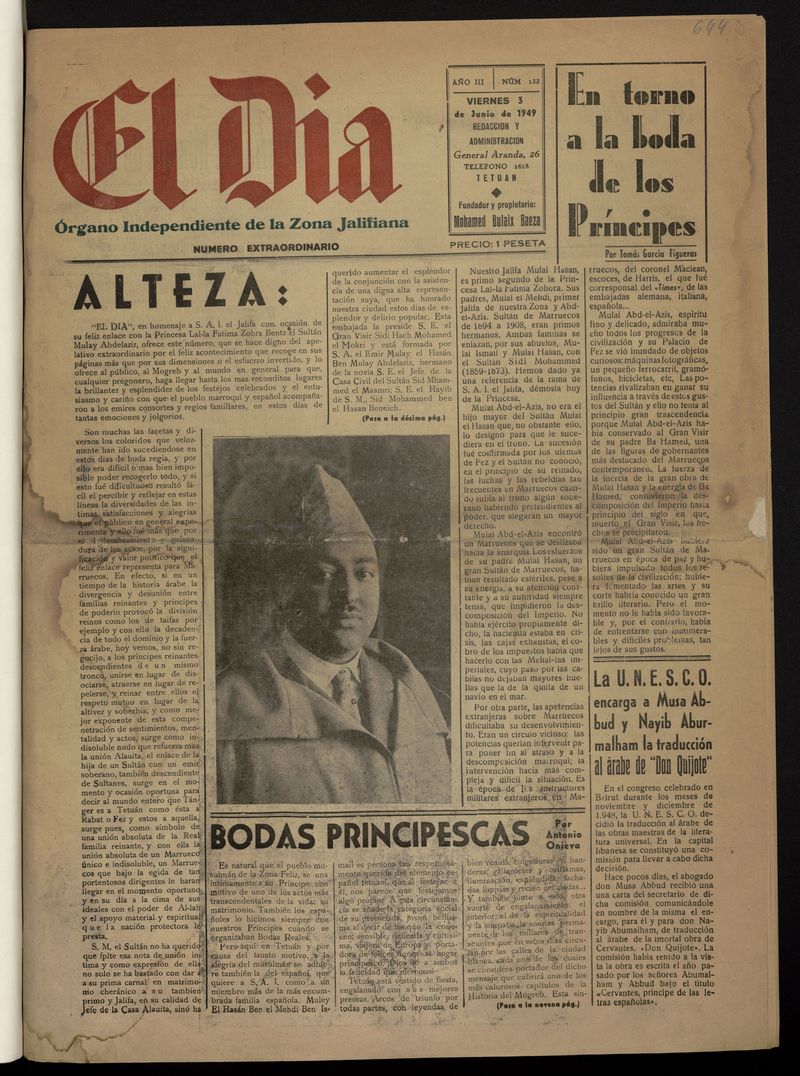 El Da (Tetun. 1947) del 3 de junio de 1949