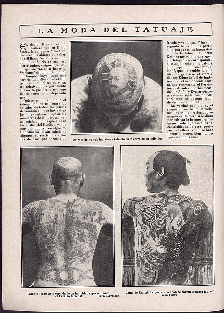 La moda del tatuaje