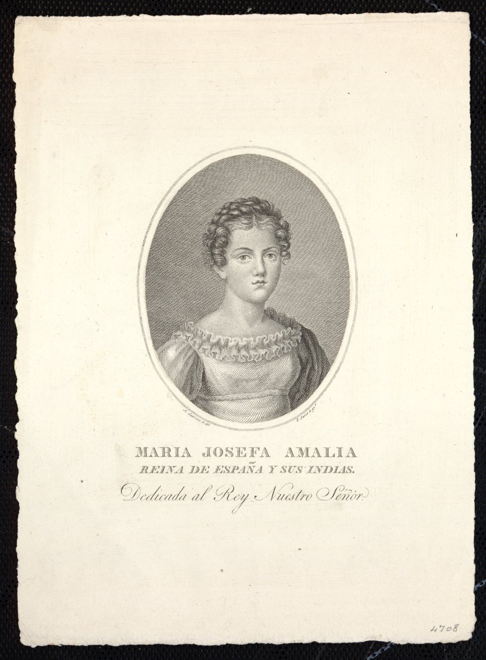 Retrato de la Reina Mara Josefa Amalia