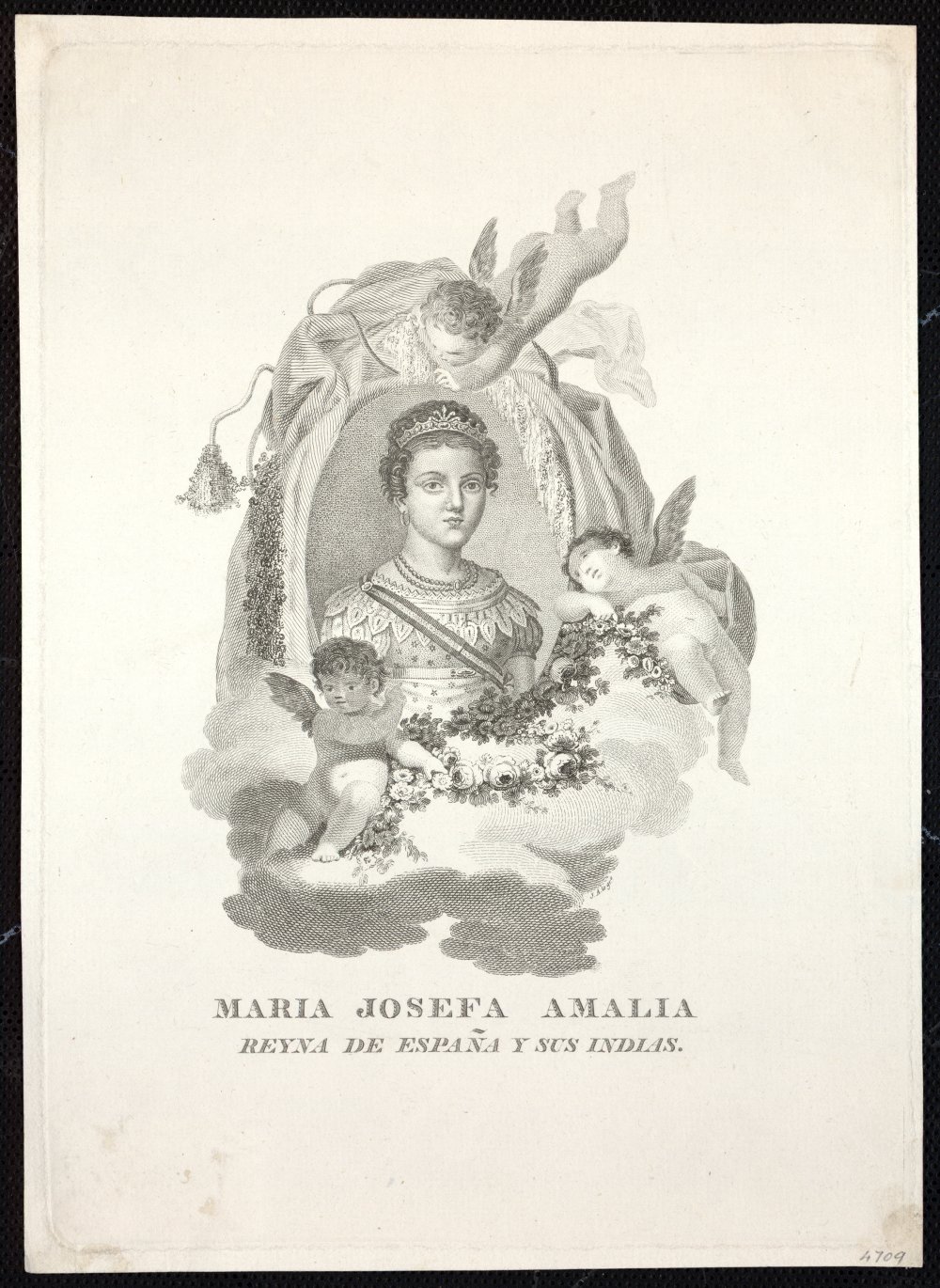 Retrato de la Reina María Josefa Amalia