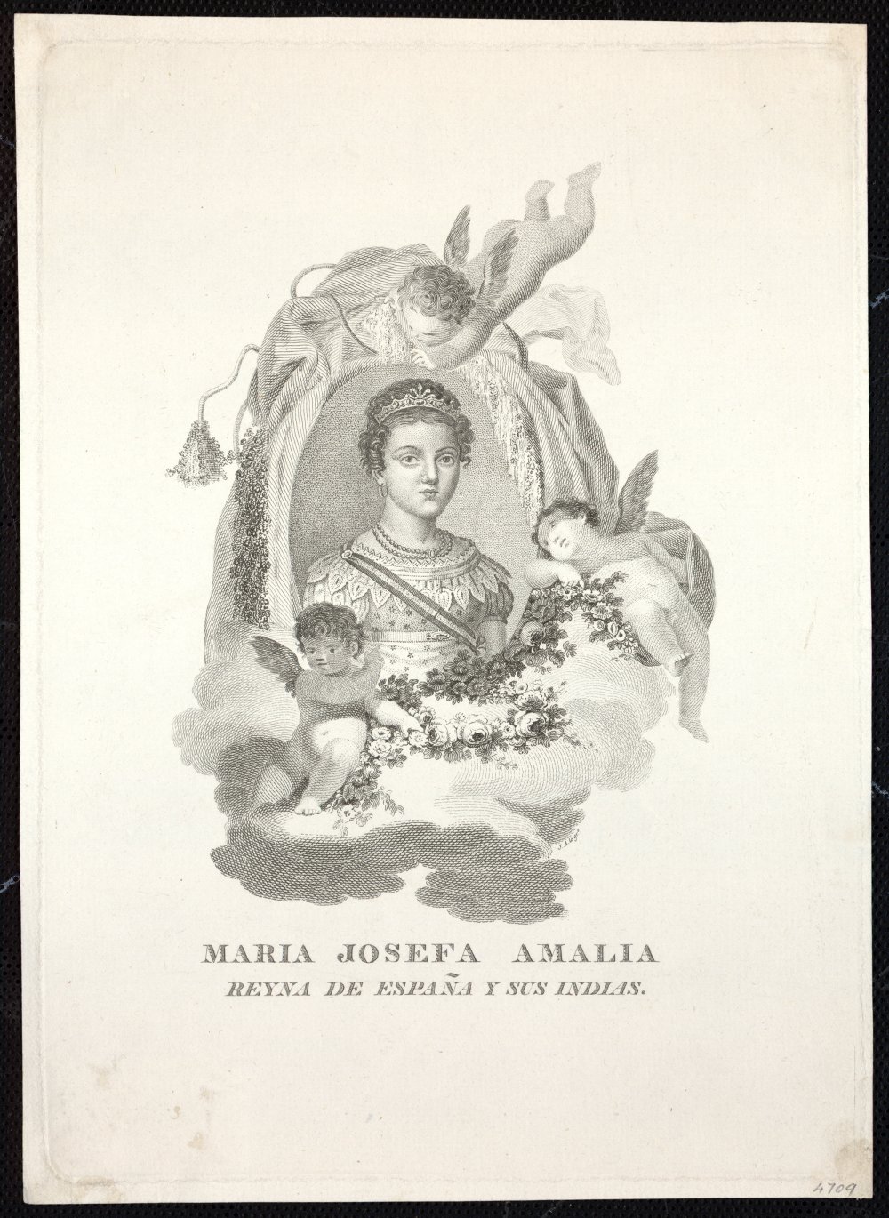 Retrato de la Reina Mara Josefa Amalia