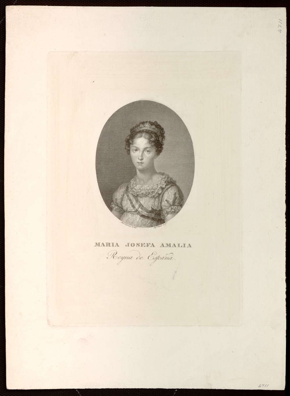 Retrato de la Reina Mara Josefa Amalia