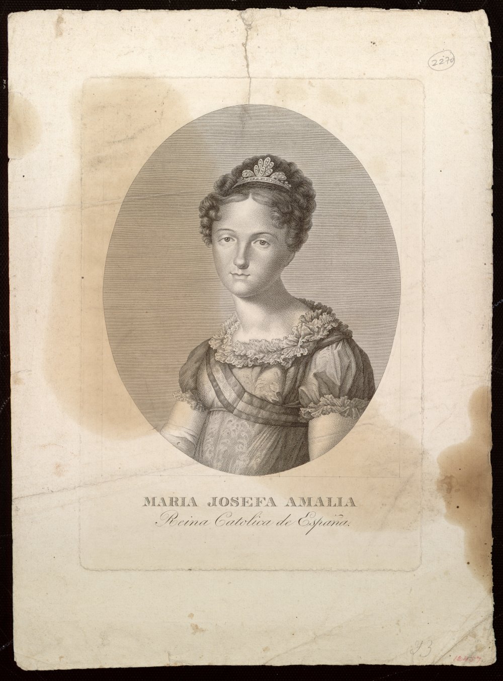 Mara Josefa Amalia, esposa de Fernando VII