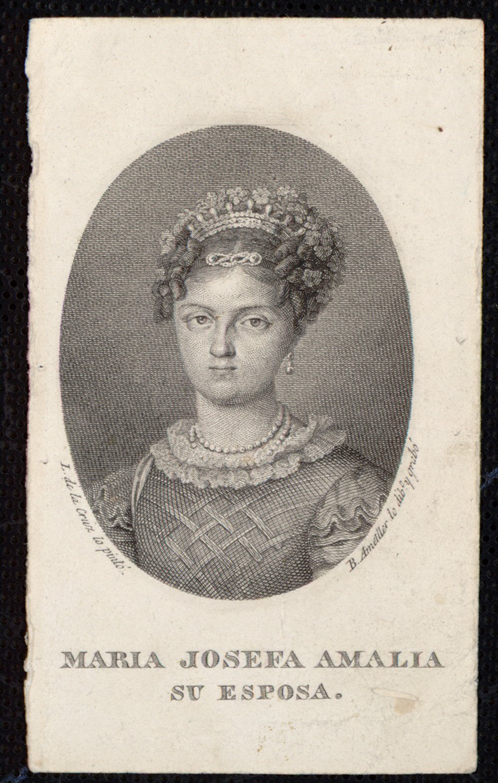 Retrato de María Josefa Amalia de Sajonia