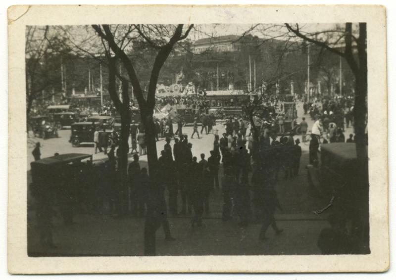 Proclamación de la República en la Plaza de Cibeles