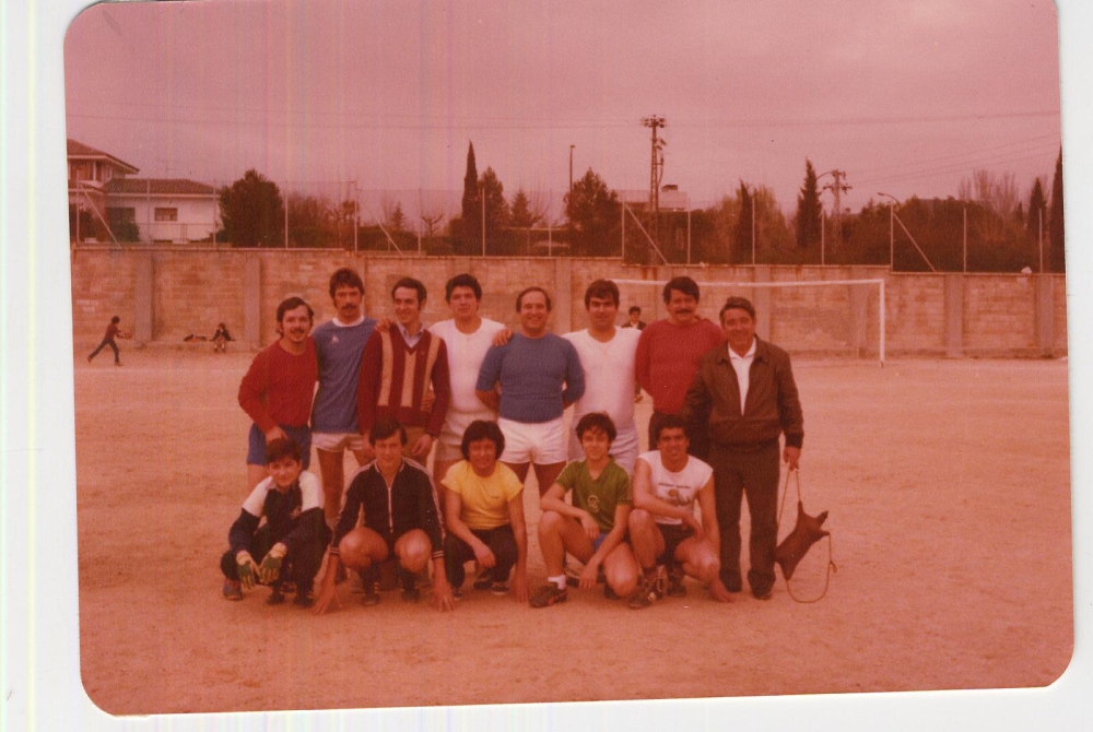 Preparados para un partido de ftbol.