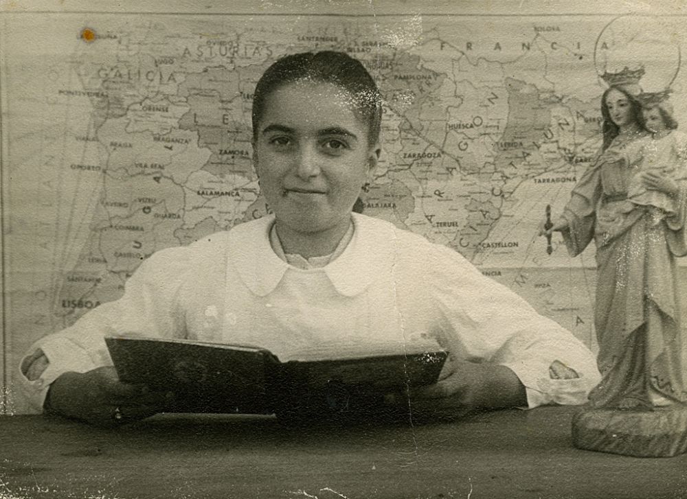 Josefa en el colegio Maria Reina