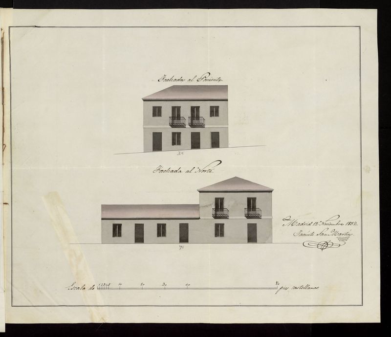 Licencia a D. Francisco Méndez, para edificar en un terreno de su propiedad extramuros de la puerta de Segovia con fachada al camino de Alcorcón. (1853)