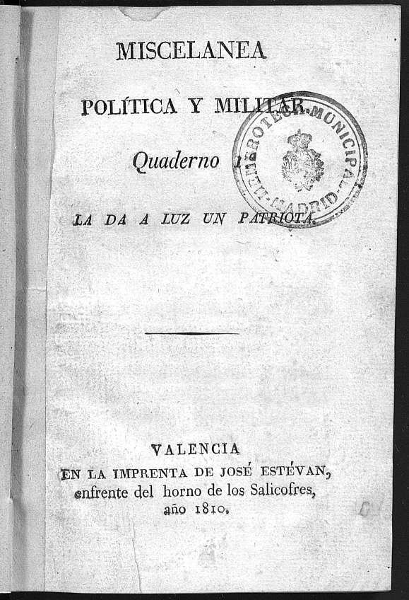 Miscelnea Poltica y Militar