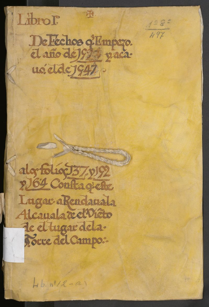 Ayuntamiento de Vallecas : Actas correspondientes a los años 1529 a 1547. Libro 1