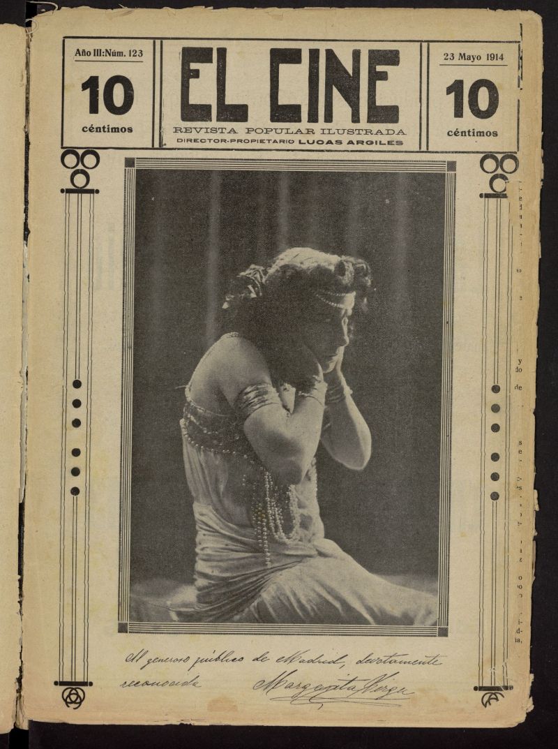 El Cine : revista popular ilustrada del 23 de mayo de 1914