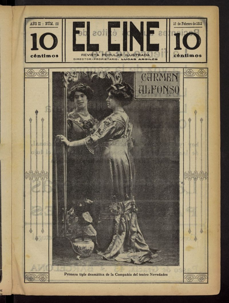El Cine : revista popular ilustrada del 15 de febrero de 1913