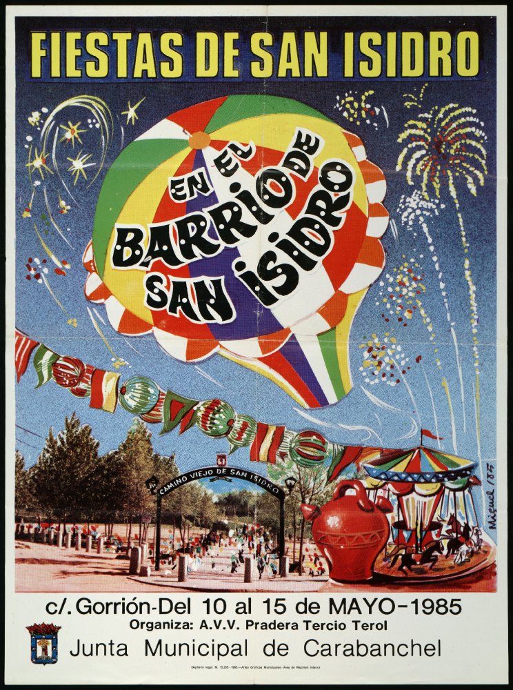 Fiestas de San Isidro: En el Barrio de San Isidro: Del 10 al 15 de mayo, 1985