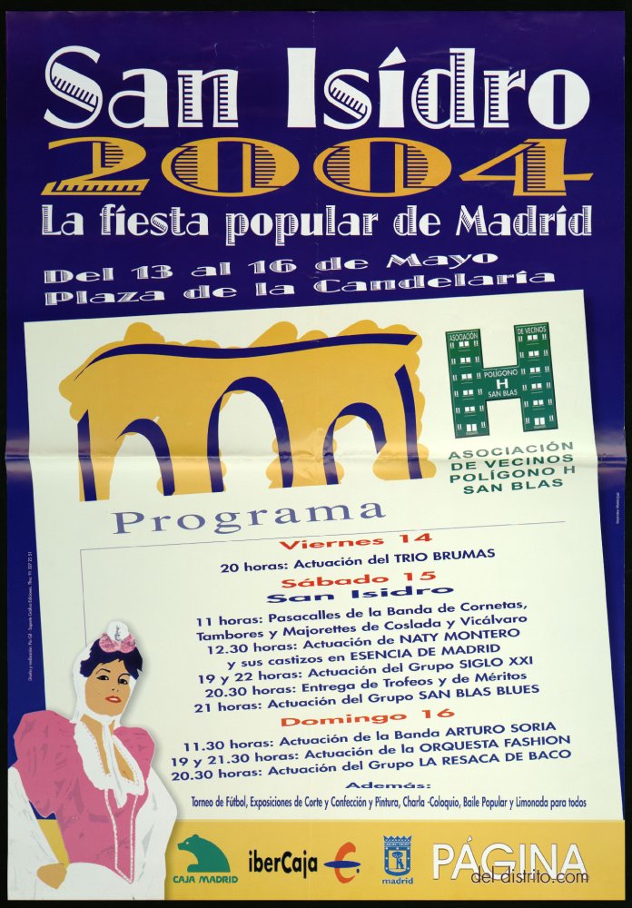 San Isidro 2004: la fiesta popular de Madrid: del 13 al 16 de mayo, plaza de la Candelaria: programa