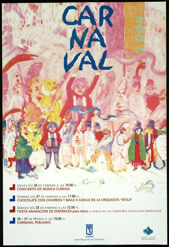 Carnaval 2004, Centro Cultural Nicolás Salmerón (programa)