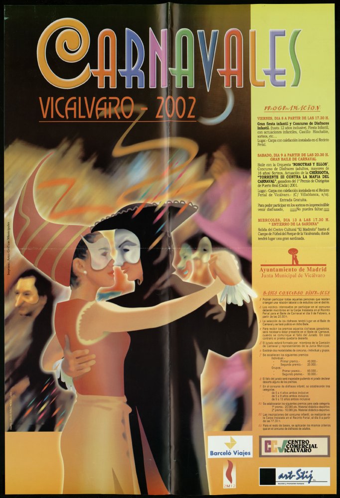 Carnavales Viválvaro 2002. (Programación). 