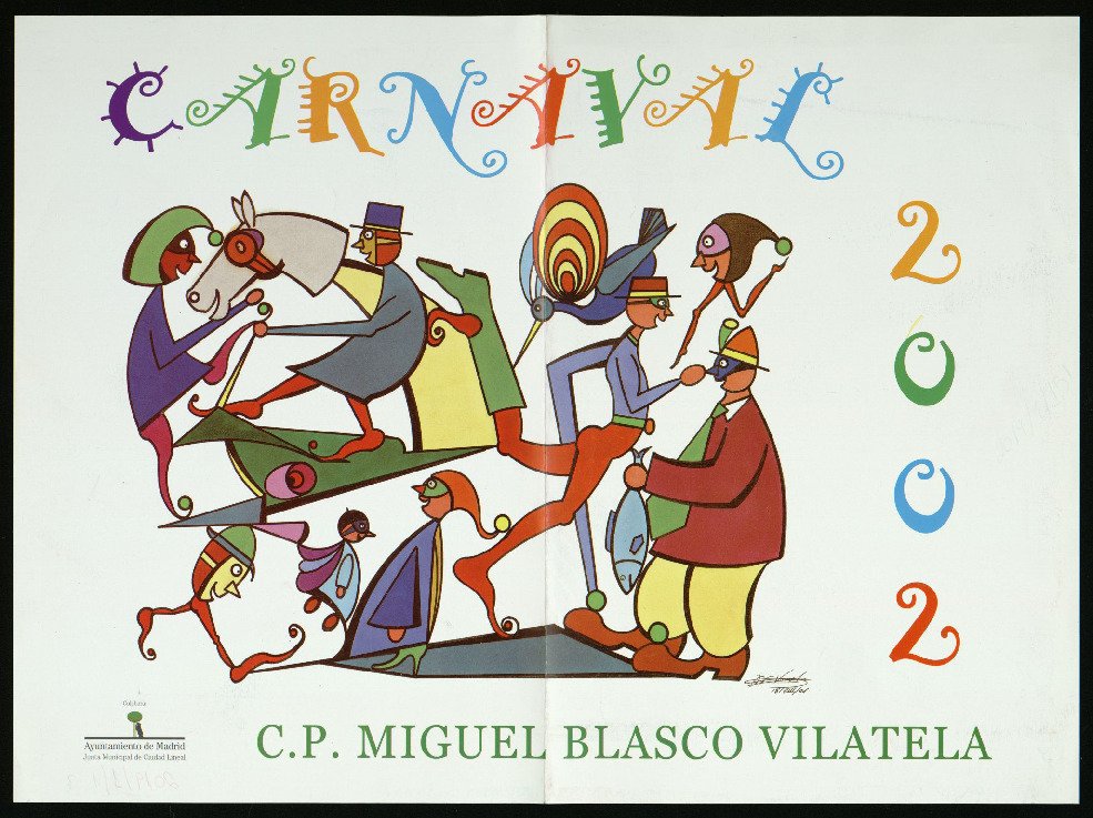 Carnaval 2002. C.P. Miguel Blasco Vilatela. 