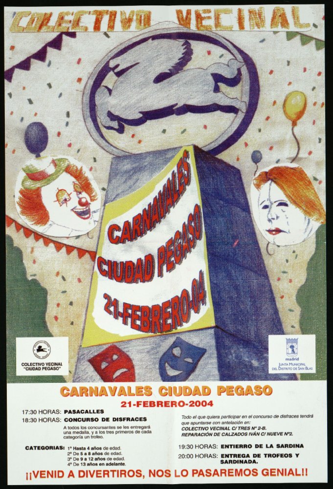 Carnavales Ciudad Pegaso 21 de febrero 2004 (Programa)