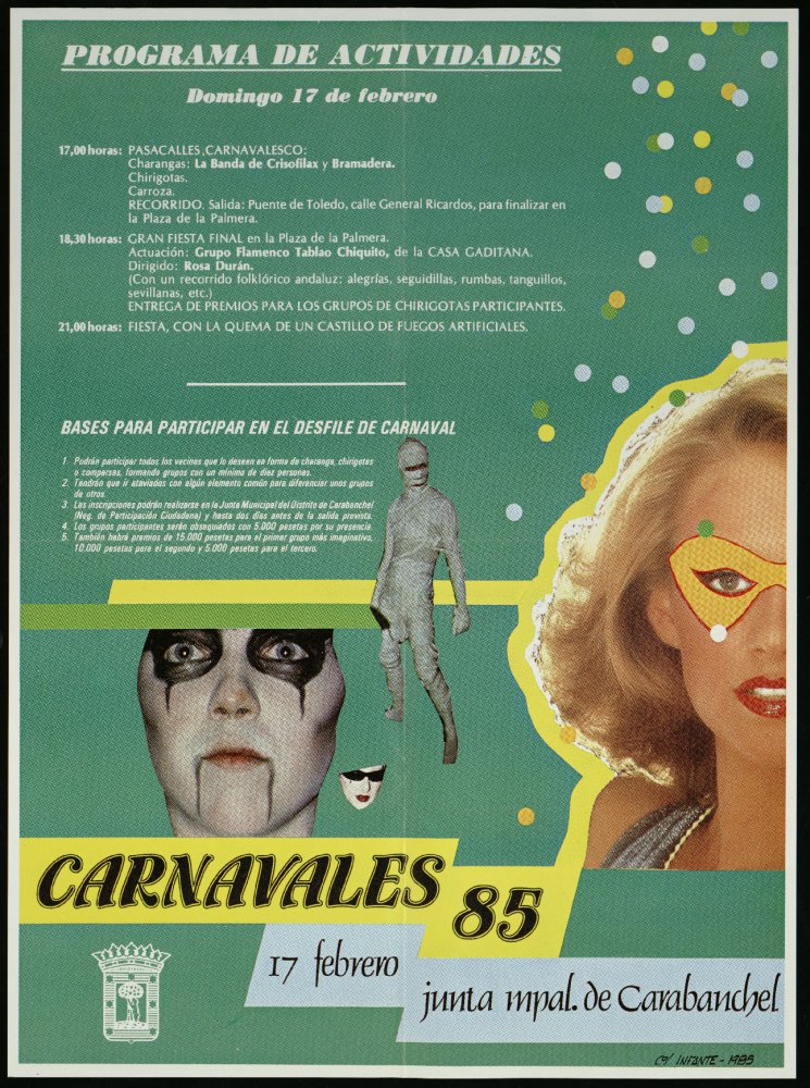 Fiestas de Carnaval en Carabanchel 1985