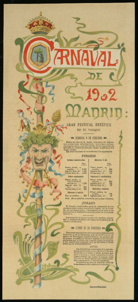 Carnaval de 1902. Madrid