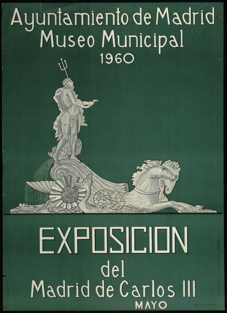 Exposicin del Madrid de Carlos III. Museo Municipal, mayo 1960