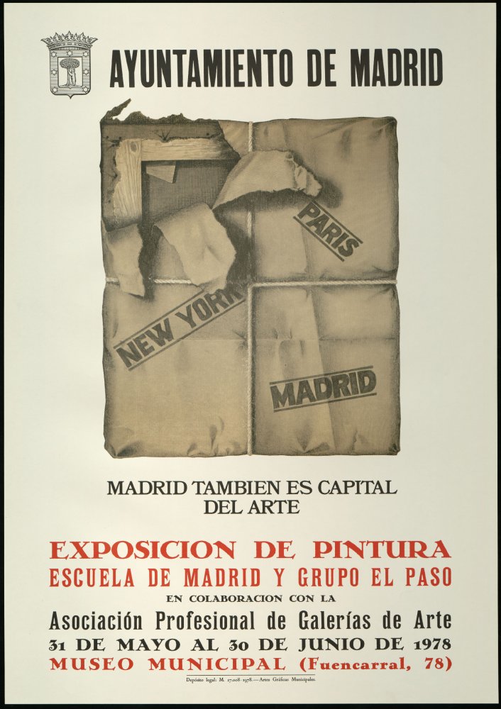 Exposicin de Pintura Escuela de Madrid y Grupo El Paso. Museo Municipal, 31 de mayo-30 junio de 1978