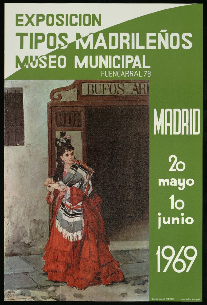 Exposicin Tipos Madrileos. Museo Municipal, 20 mayo-10 junio 1969.