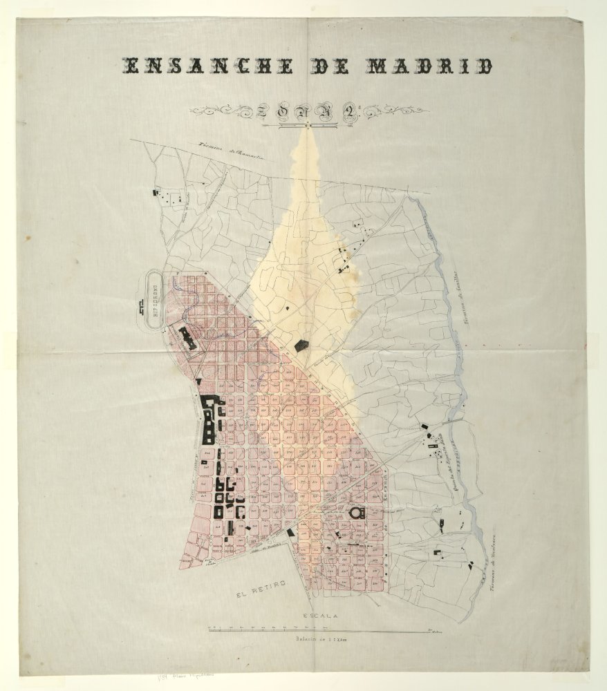 Mapa del ensanche de Madrid, Zona 2