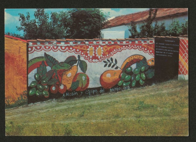 Mural del barrio de Portugalete realizado por Alfredo Alcan y el Equipo del Barrio
