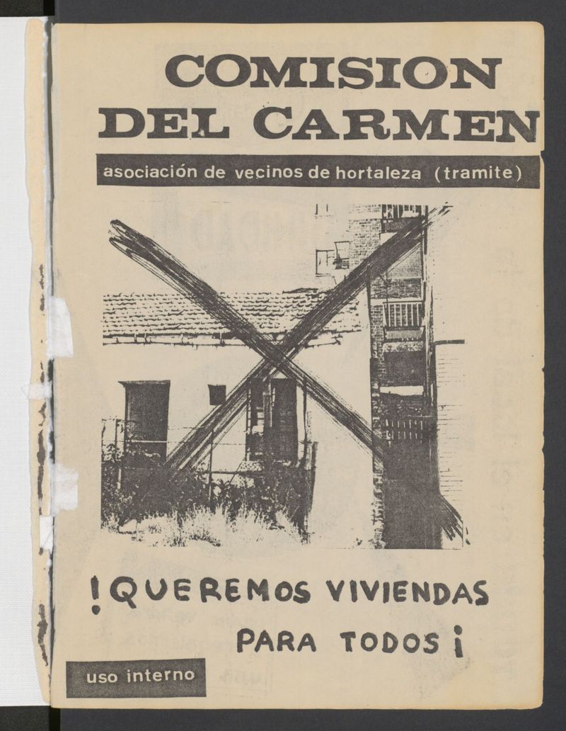 Boletn de la Asociacin de Vecinos de Hortaleza: Comisin del Carmen