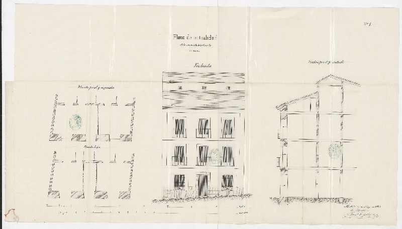 D. Pablo Peinado, dueo de la casa calle de la Parada, n 7 moderno, de la manzana 508, para levantar un piso 3 y mejorar su aspecto interior, y exteriormente.