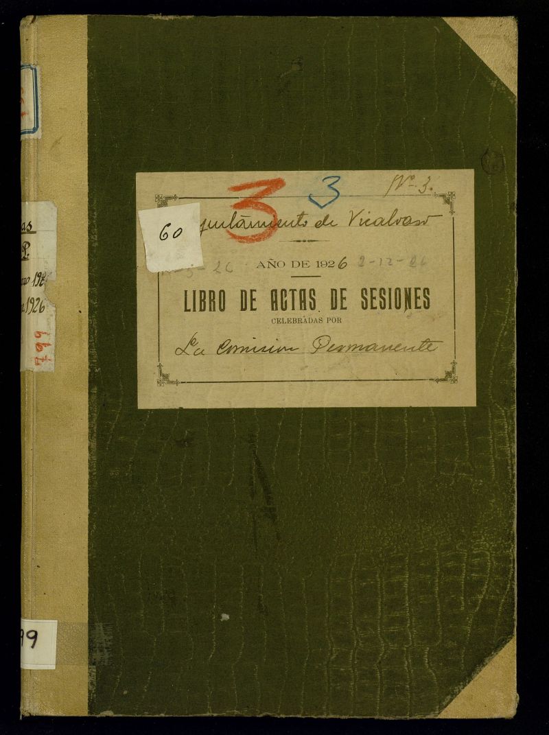 Libros de Actas Ayto. Viclvaro. 799 (Actas Sesiones).