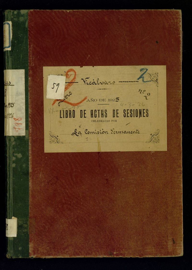 Libros de Actas Ayto. Viclvaro. 798 (Comisin Permanente).