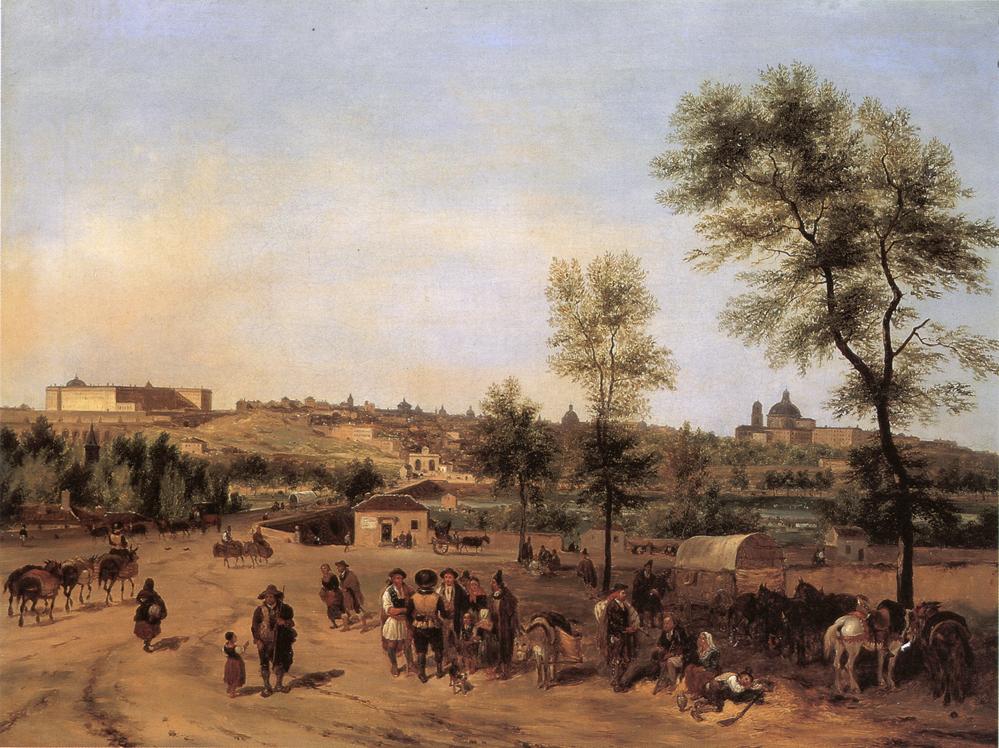 Vista de Madrid desde el Puente de Segovia