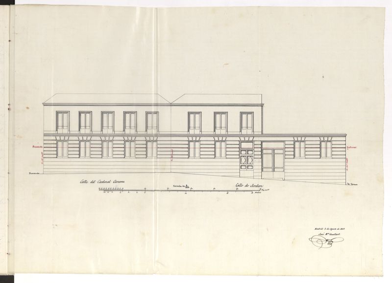 D. Manuel Salvador Lpez, en solicitud de licencia paa construir una casa en la calle del Cardenal Cisneros.