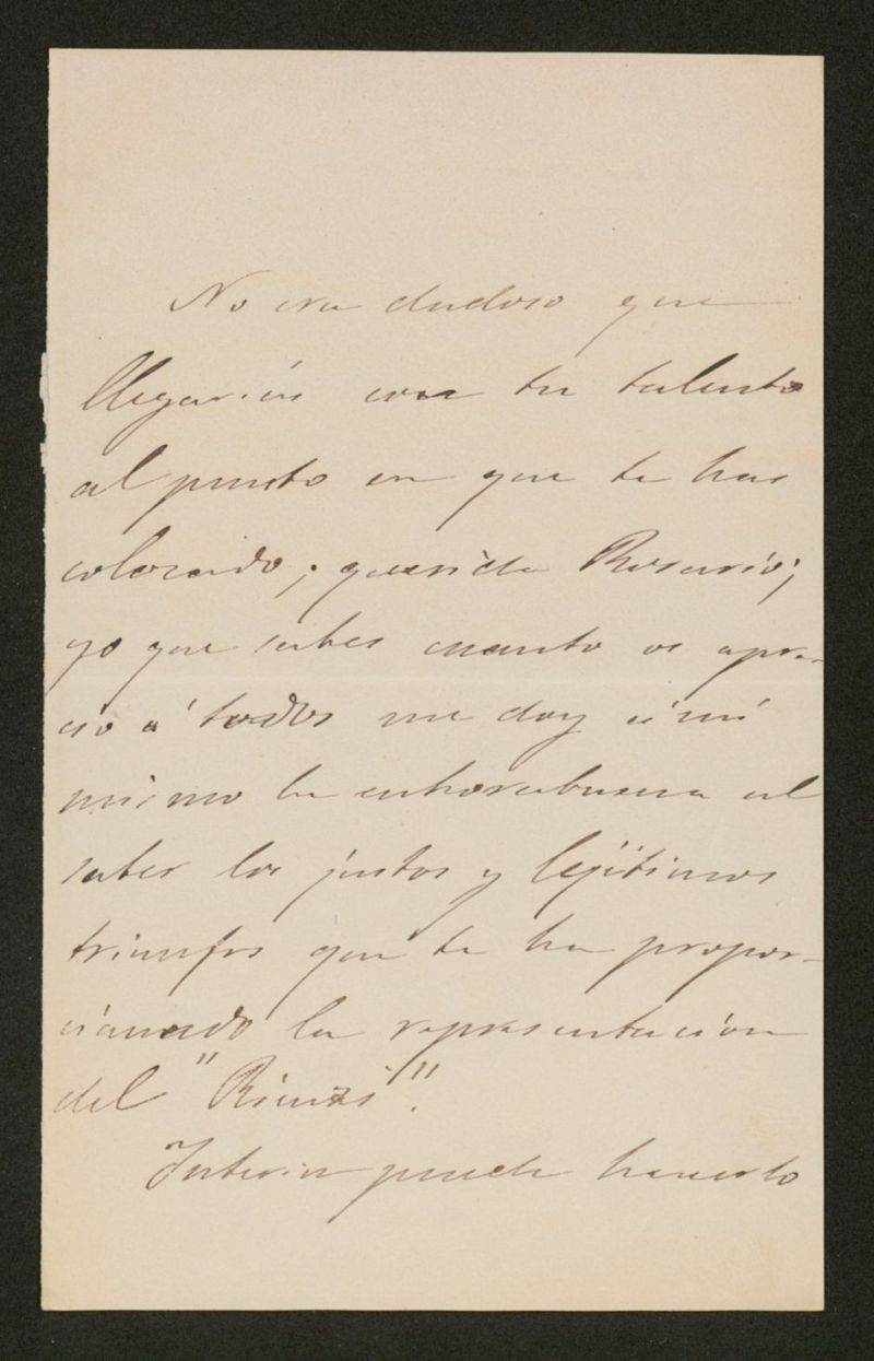 Carta], 1876 Febrero 17, Pamplona a Rosario de Acua