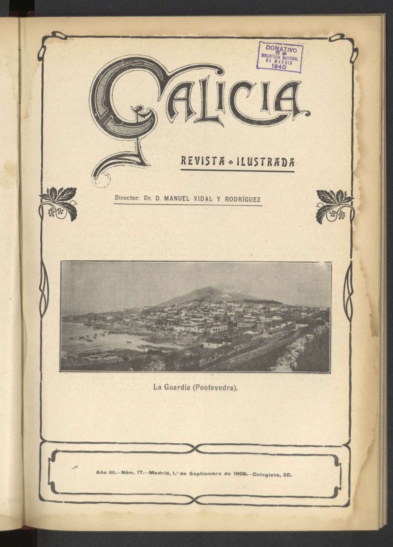 Galicia en Madrid: revista decenal ilustrada del 1 de septiembre de 1908