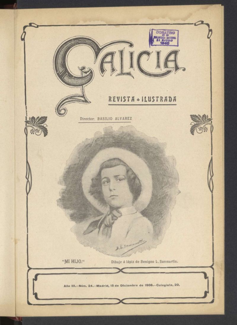 Galicia en Madrid: revista decenal ilustrada del 15 de diciembre de 1908